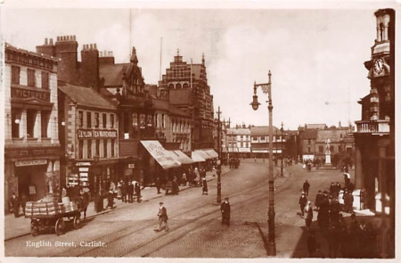 Carlisle, English Street, belebt