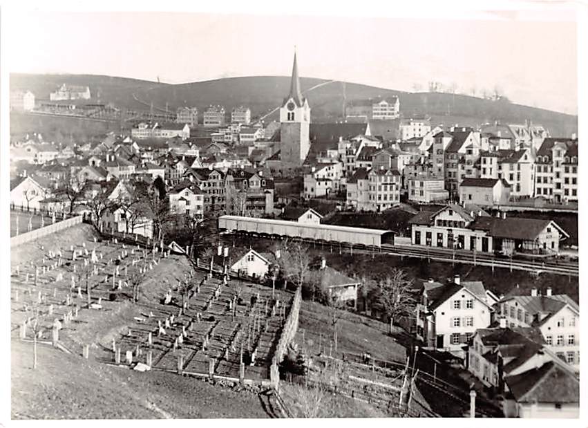 Herisau, Kirche, alte Photographie