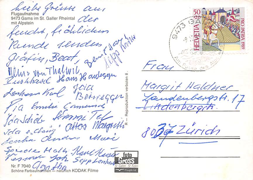 SG - Gams, St.Galler Rheintal