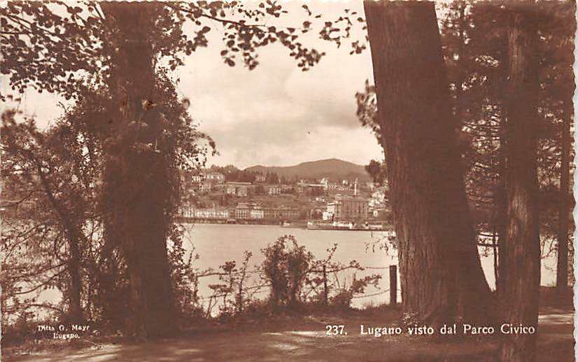 Lugano, visto dal Parco Civico