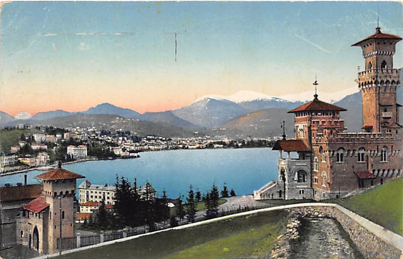 Lugano, vista dalla Villa Cattaneo