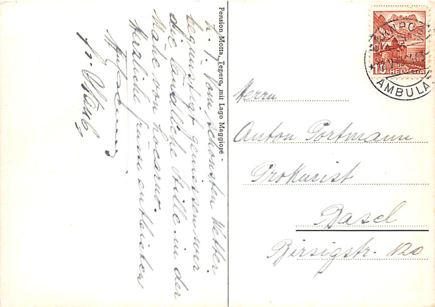 Tenero, Pension Motta