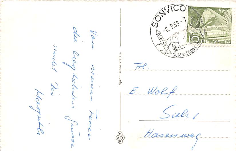 Sonvico, Panorama verso Lugano