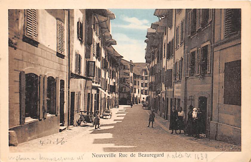 La Neuveville, Rue de Beauregard, belebt