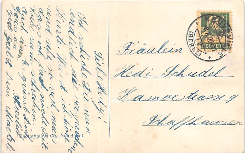 La Neuveville, Rue du Marche et Tour Rouge