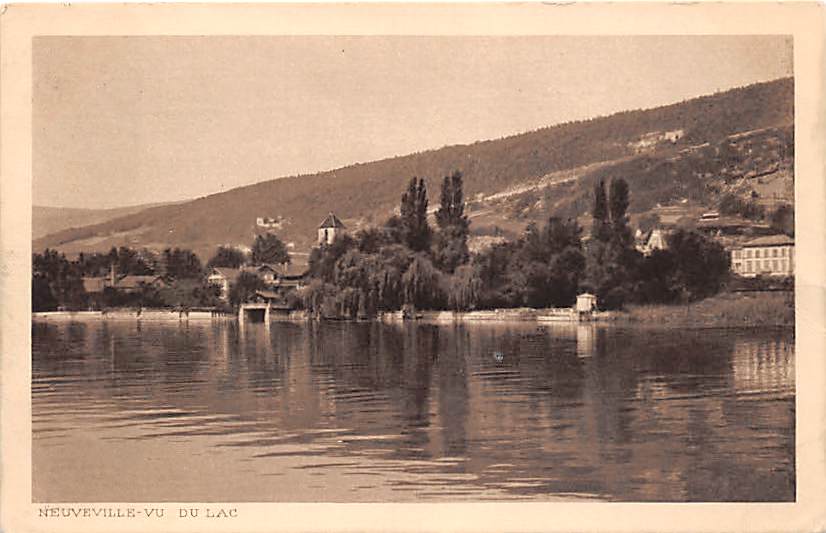 La Neuveville, Vu du Lac