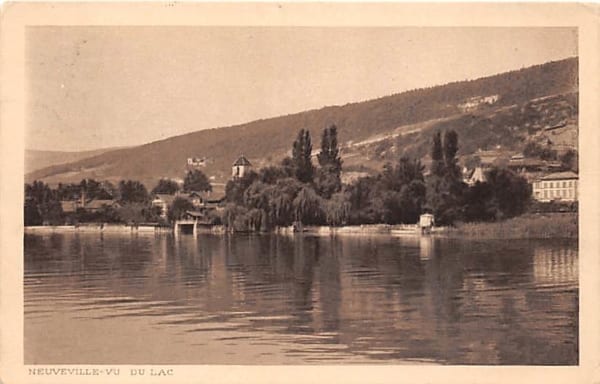 La Neuveville, Vu du Lac