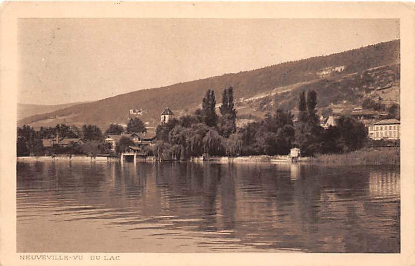 La Neuveville, Vu du Lac