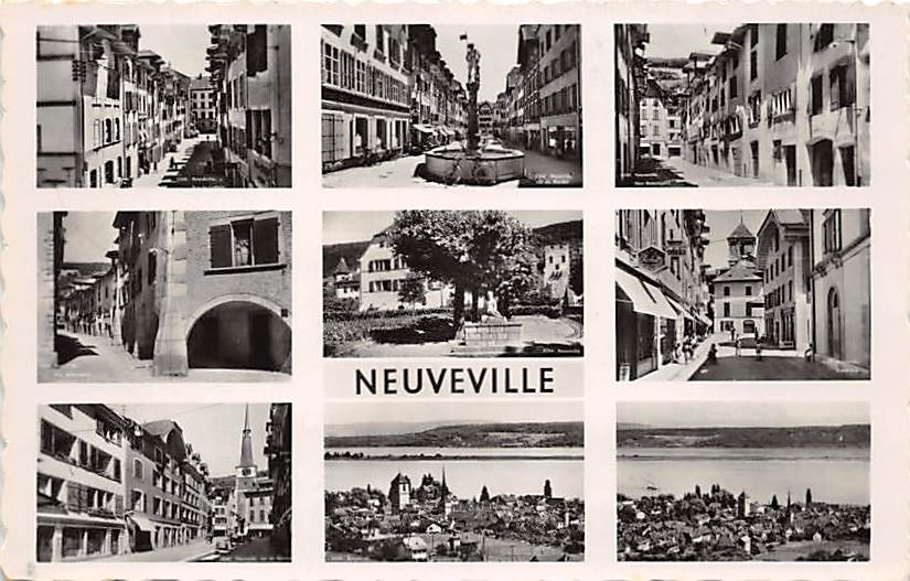 La Neuveville, Mehrbildkarte