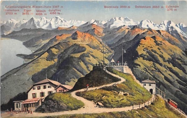 Niesen-Kulm, Orientierungskarte