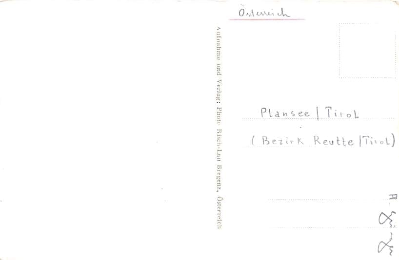 Plansee, Bezirk Reute,Tirol, Motorboot