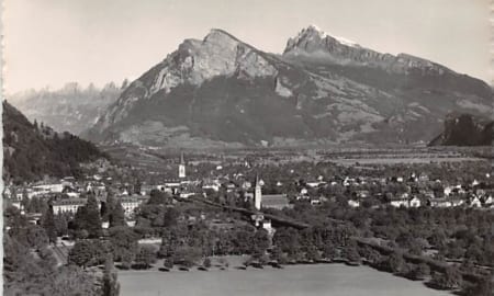 Bad Ragaz, mit Gonzen und Alvier