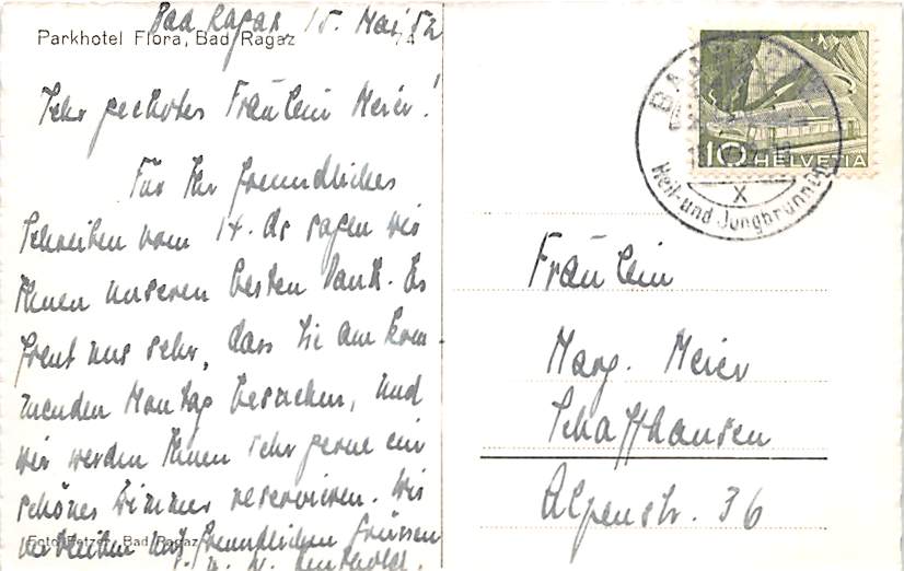 Bad Ragaz, Parkhotel Flora