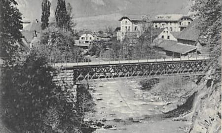 Bad Ragaz, Eingang in die Badstrasse