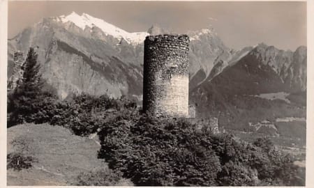 Bad Ragaz, Ruine Freudenberg mit Falknis