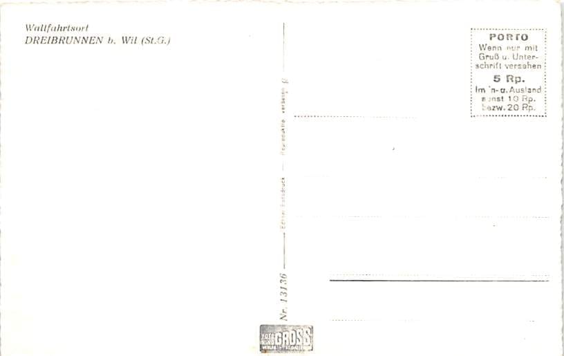 Wil, Dreibrunnen bei Wil, Wallfahrtsort