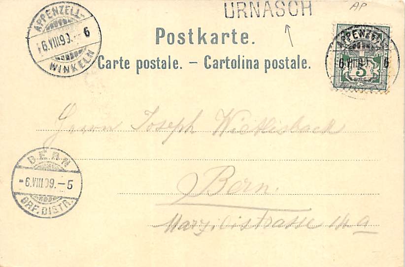 Urnäsch, Rossfall, Fraternite, Litho