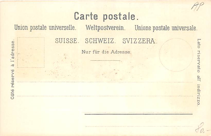 Gais, Gruss vom Gäbris, Litho