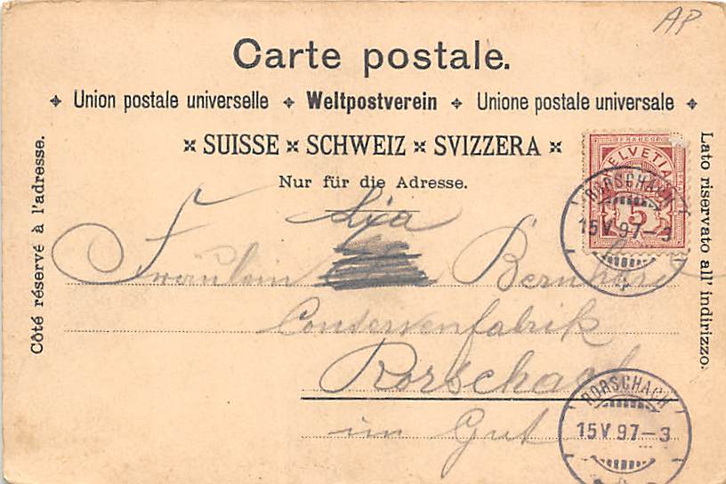 Herisau, Gruss aus Herisau, Heinrichsbad, Litho