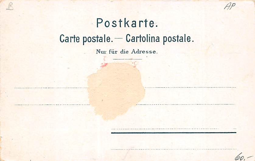 Herisau, Gruss aus Herisau, Krankenhaus, Litho