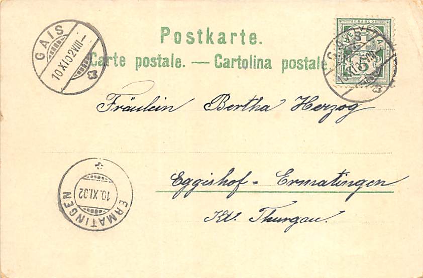 Speicher, Gruss aus Speicher, Litho