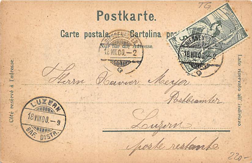 Diessenhofen, Gruss aus Diessenhofen, Litho