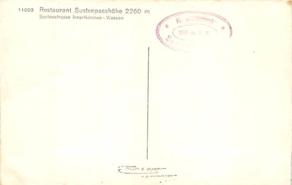 Sustenpass, Restaurant Sustenpasshöhe