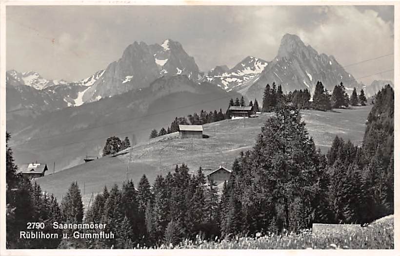 Saanenmöser, Gummfluh, Rüblihorn