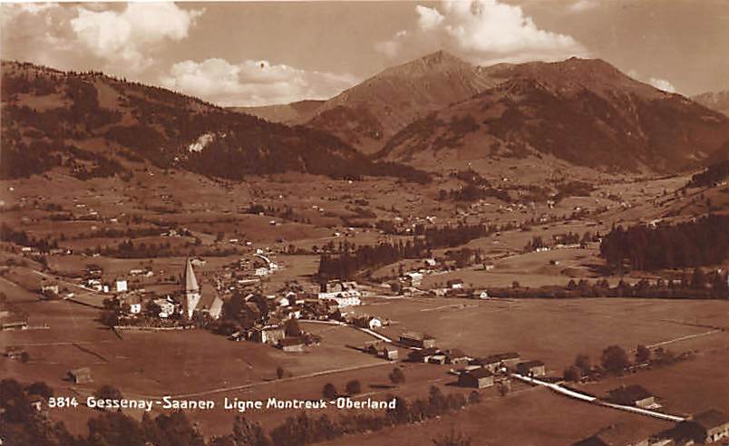 Gessenay-Saanen, Ligne Montreux-Oberland MOB