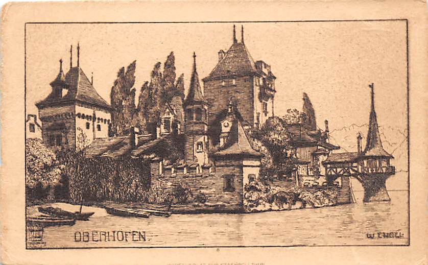 Oberhofen, Schloss Oberhofen, sig. W.Engel