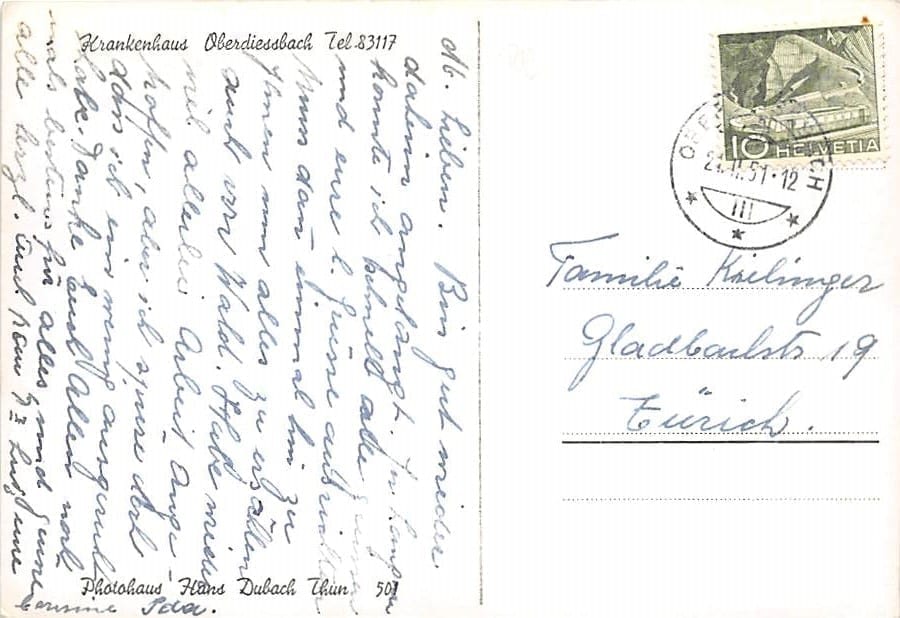 Oberdiessbach, Krankenhaus