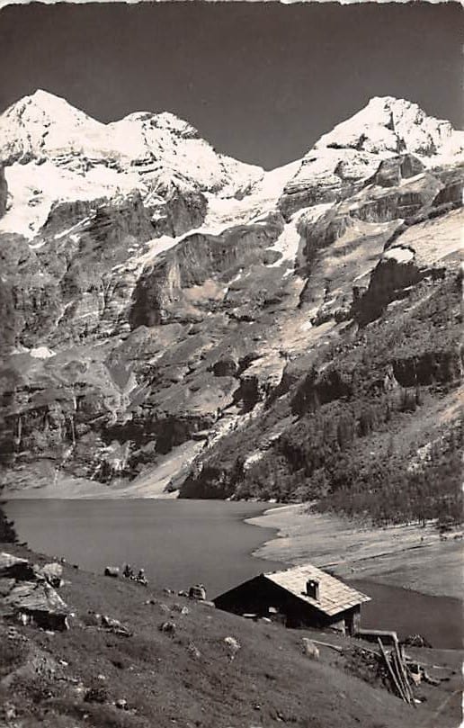 Kandersteg, Oeschinensee mit Blümlisalp