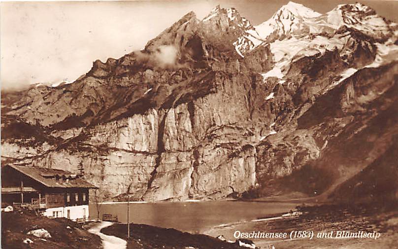 Kandersteg, Oeschinensee und Blümlisalp