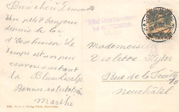 Kandersteg, Oeschinensee und Blümlisalp