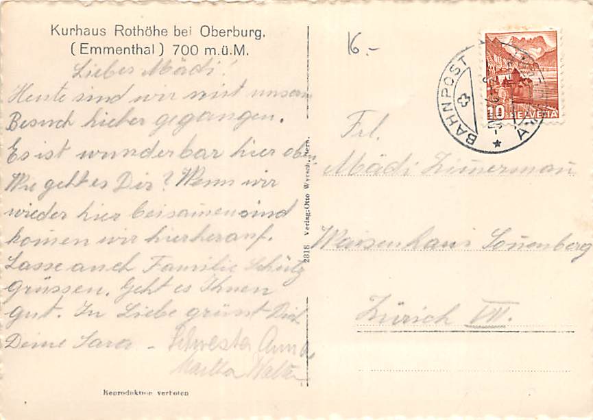 Oberburg, Kurhaus Rothöhe, Emmental