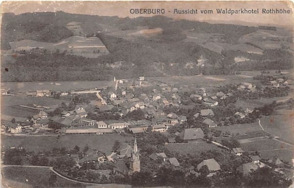 Oberburg, Aussicht vom Waldparkhotel Rothöhe
