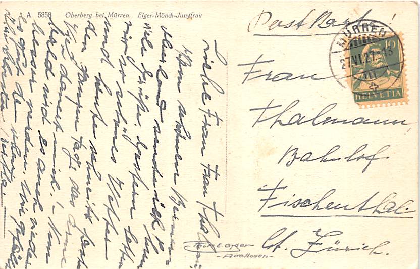 Oberberg, bei Mürren