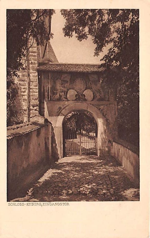 Kyburg, Schloss Kyburg, Eingangstor