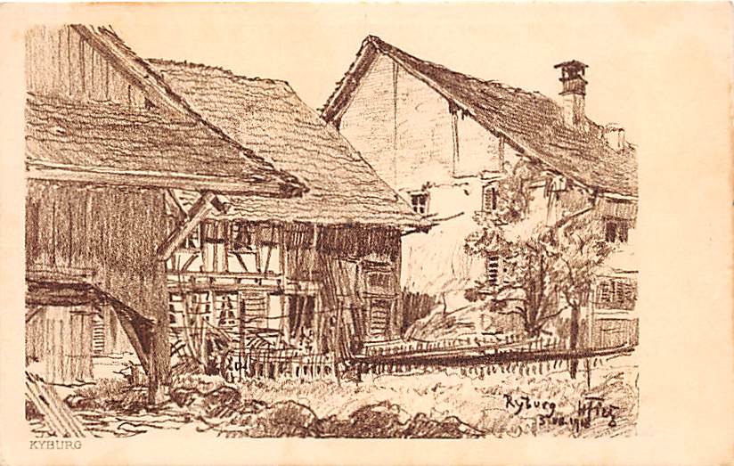 Kyburg, Bauernhäuser, Natur- / Heimatschutzkommission