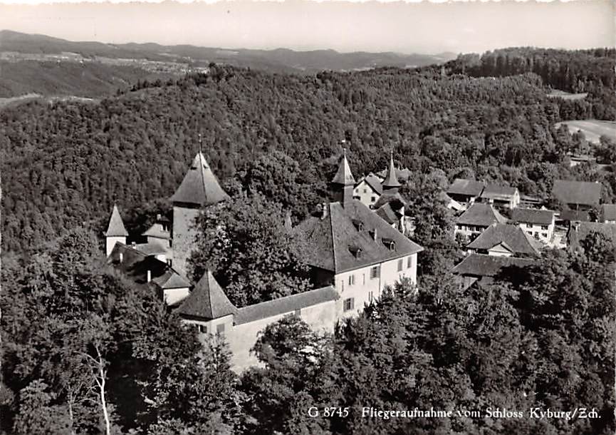 Kyburg, Schloss Kyburg, Fliegeraufnahme