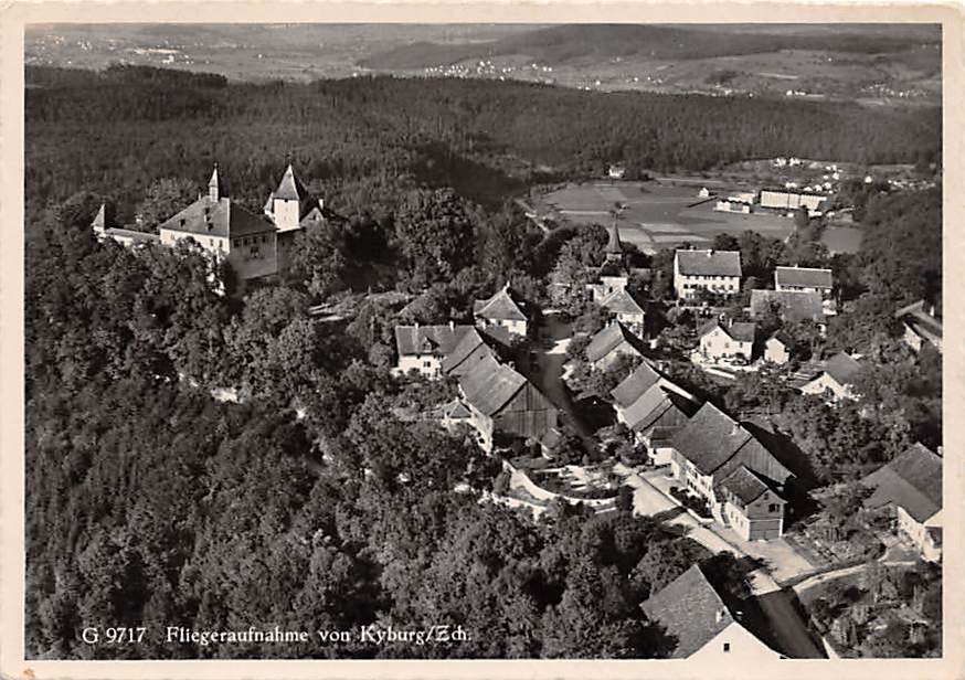 Kyburg, Schloss Kyburg, Fliegeraufnahme