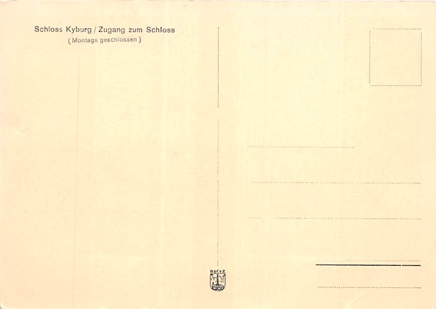 Kyburg, Schloss Kyburg, Zugang zum Schloss