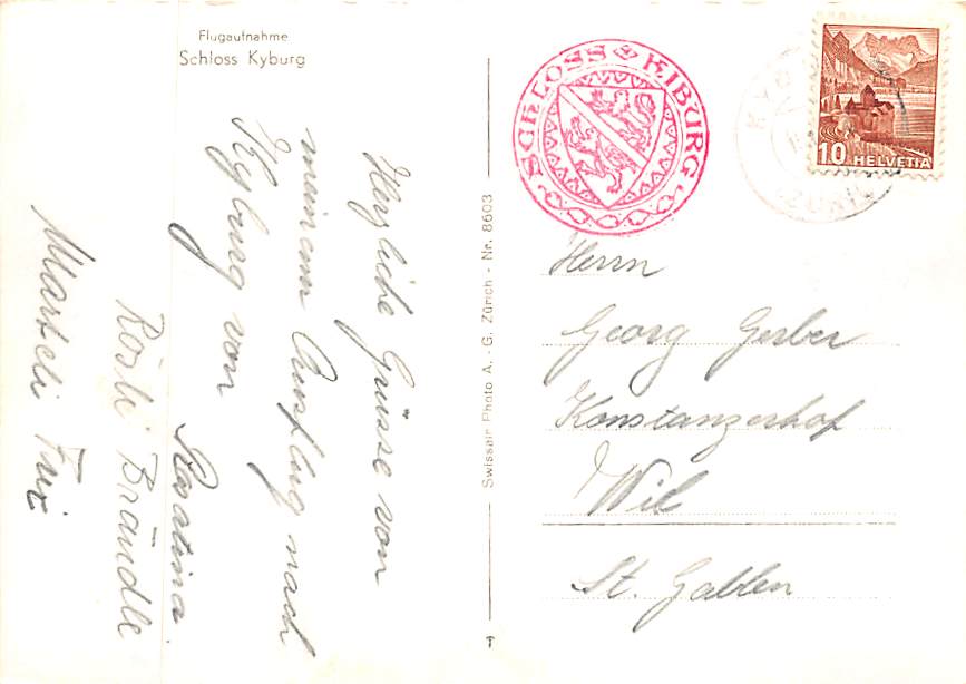 Kyburg, Schloss Kyburg, Fliegeraufnahme