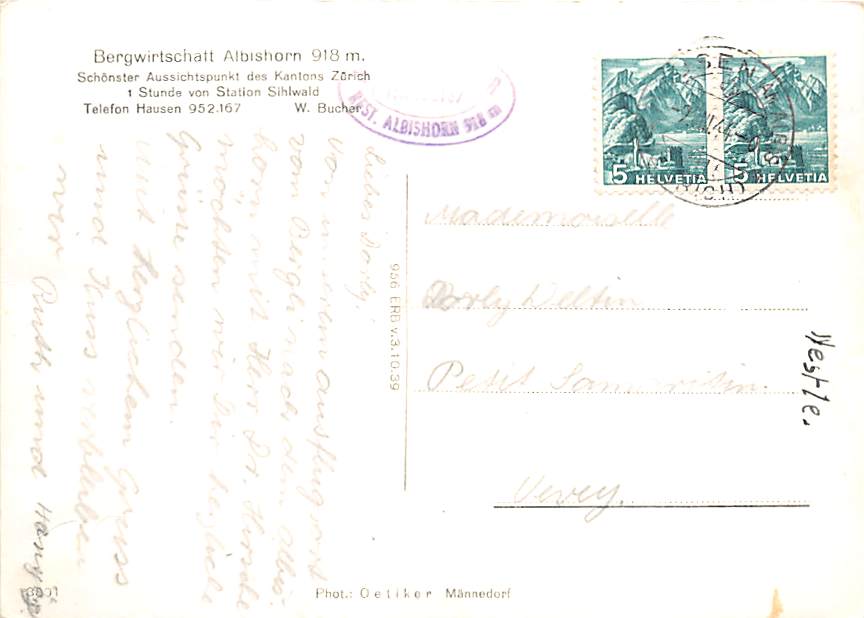 Kappel am Albis, Blick vom Albishorn