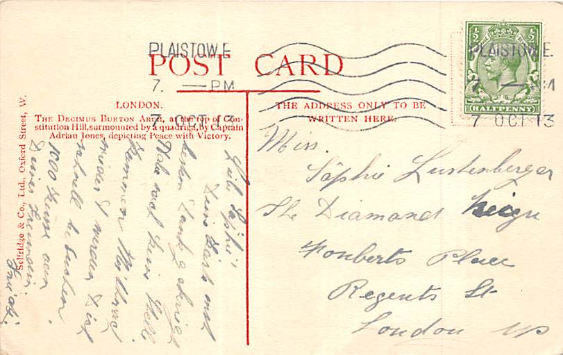 London, Triumphal Arch, Constitution Hill, Bus