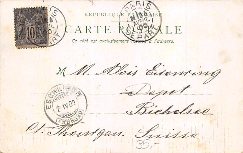 Paris, Exposition Universelle 1900, Tour du Monde