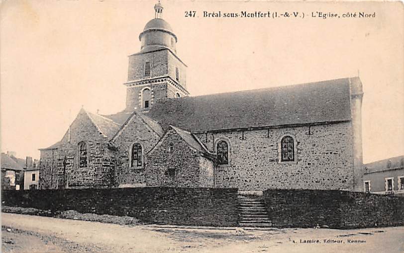 Breal-sous-Montfort, L'Eglise, cote Nord
