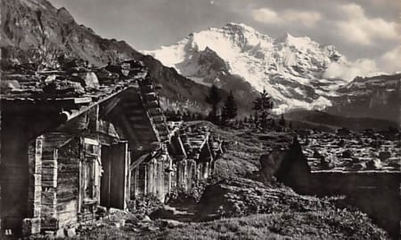 Wengen, Alphütten und Jungfrau