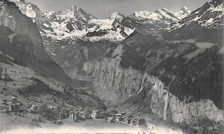Wengen, Hotel National und Lauterbrunnental