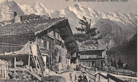 Wengen, Im Berneroberland, Jungfrau, Mönch, Eiger